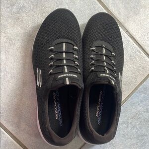 Skechers Black Memory Foam Sneakers